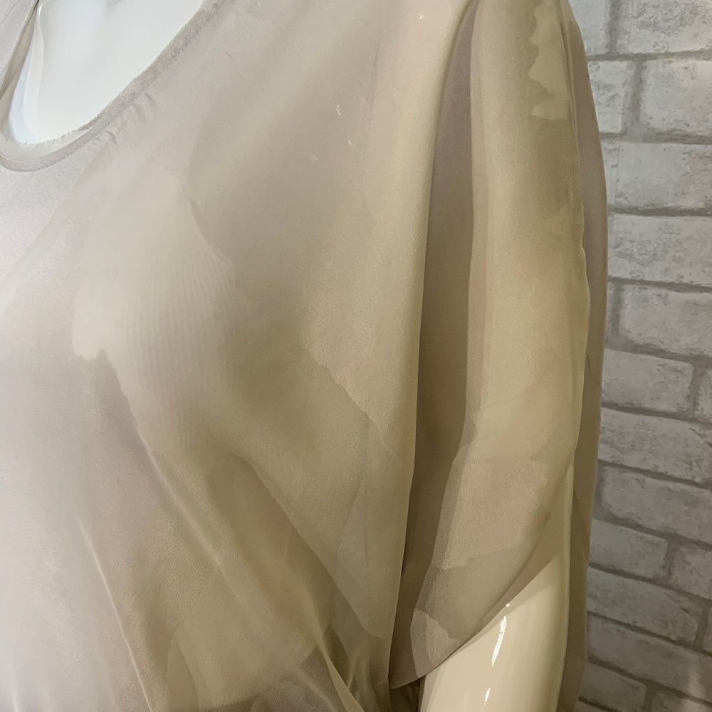 NWT Helmut Lang silk one-arm asymmetical top-S - Picture 7 of 10